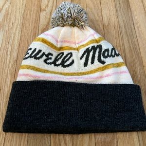 Madewell Retro Plush Pom Pom Beanie